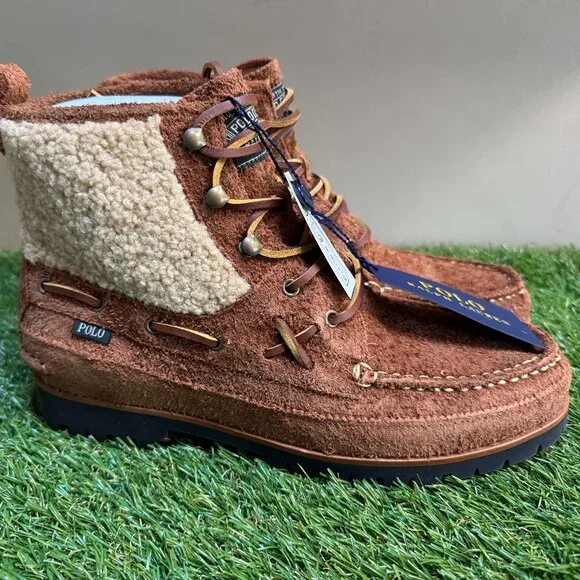 Polo Ralph Lauren Mens Size 7 Brown Leather Country Ranger Lace Up Boot Moc Toe Polo Ralph Lauren | Shoes | Polo Ralph Lauren Rodwaybocsl  main image 4